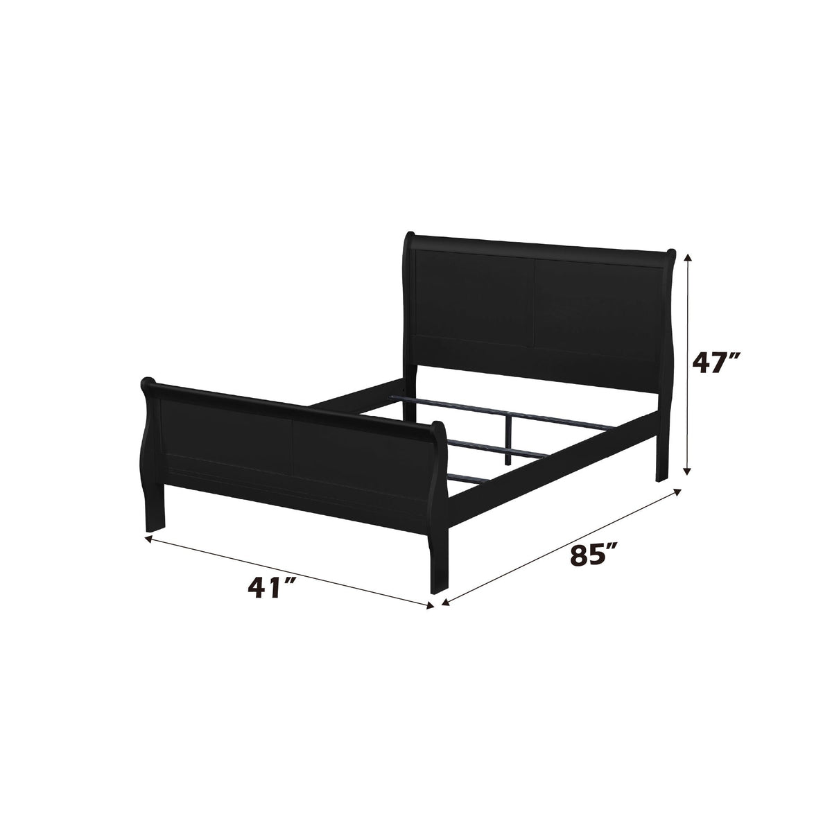Louis Philippe Sleigh Bedroom Set