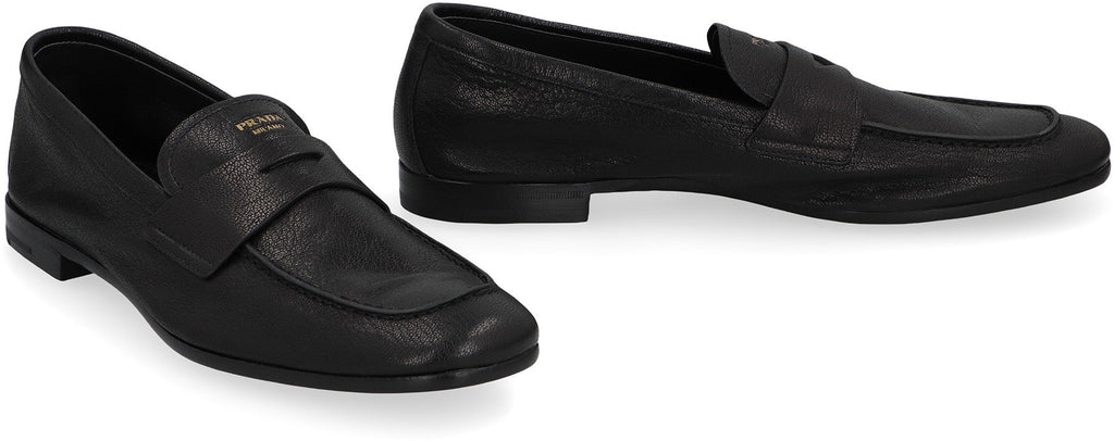 PRADA Men's Classic Leather Moccasins