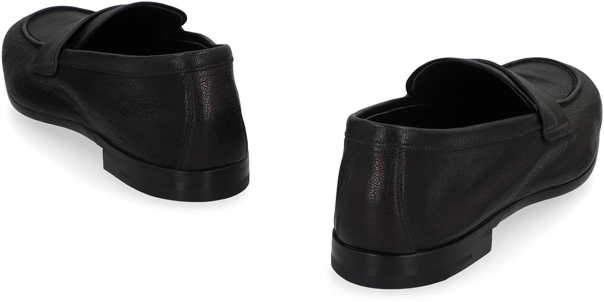 PRADA Men's Classic Leather Moccasins