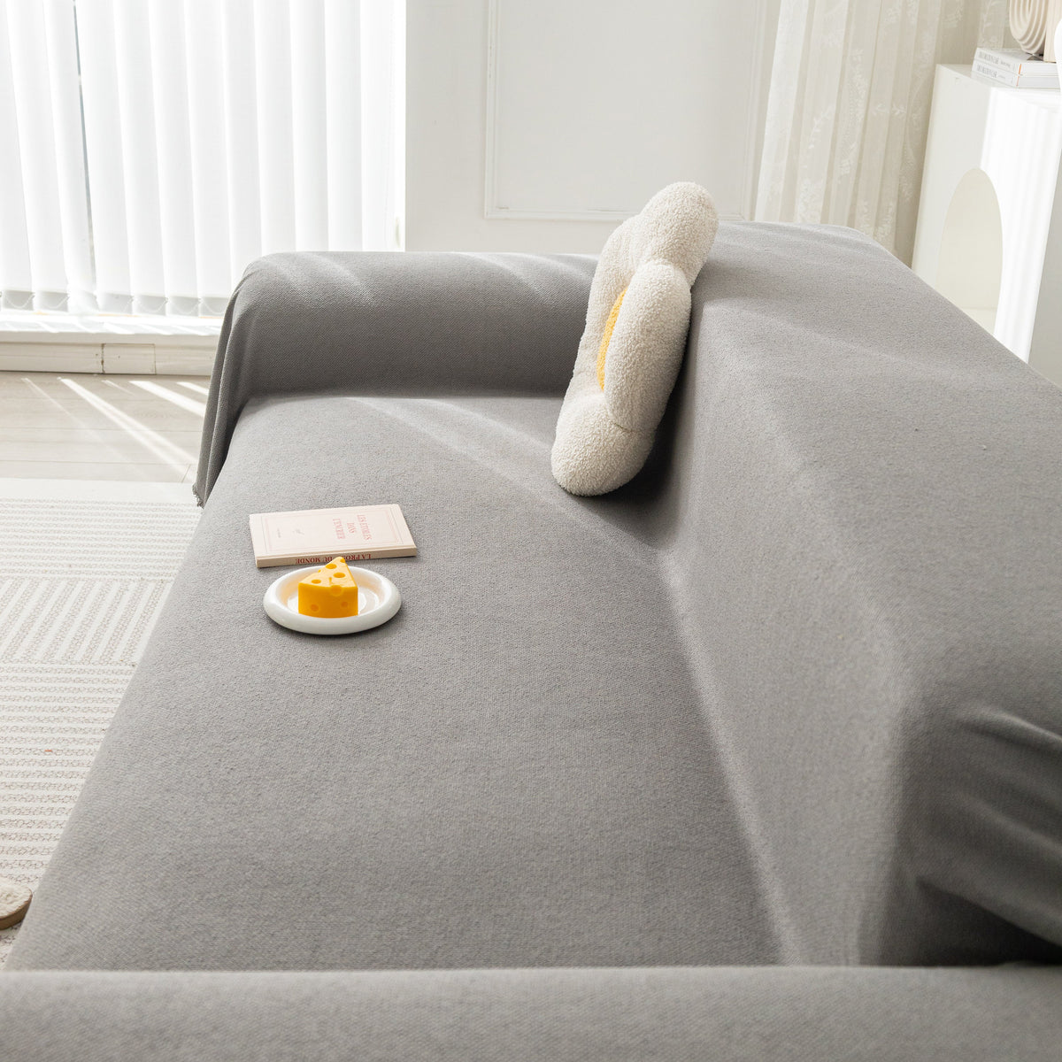 High-Tech Fabric Splash-Resistant Pet Furniture Covers for Sectionals, Dustproof Blanket for Couch