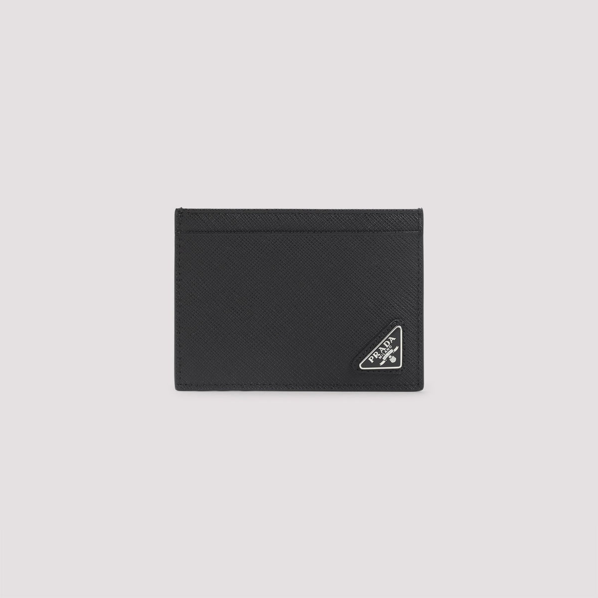 PRADA Mini Saffiano Leather Cardholder