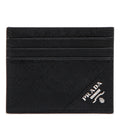 PRADA Saffiano Leather Mini Card Holder
