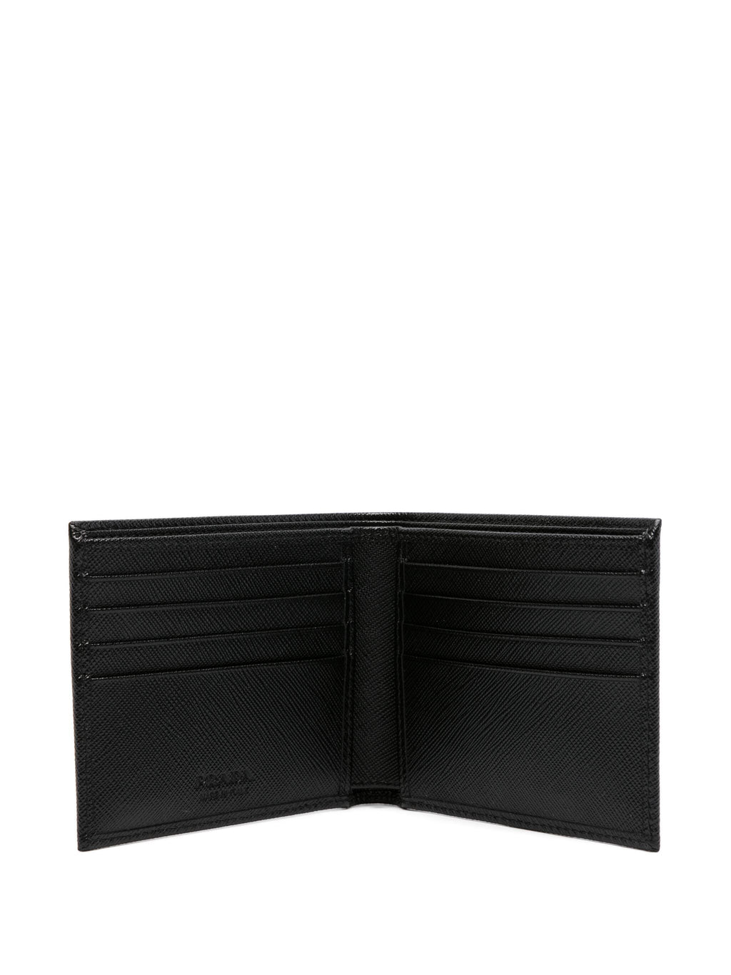 PRADA Mini Leather Flap-Over Wallet