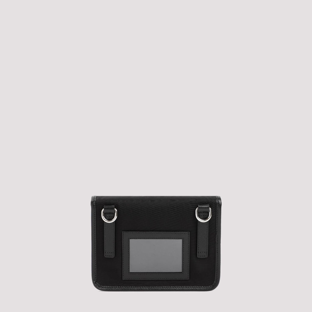 PRADA Mini Smartphone Case with Leather Accents