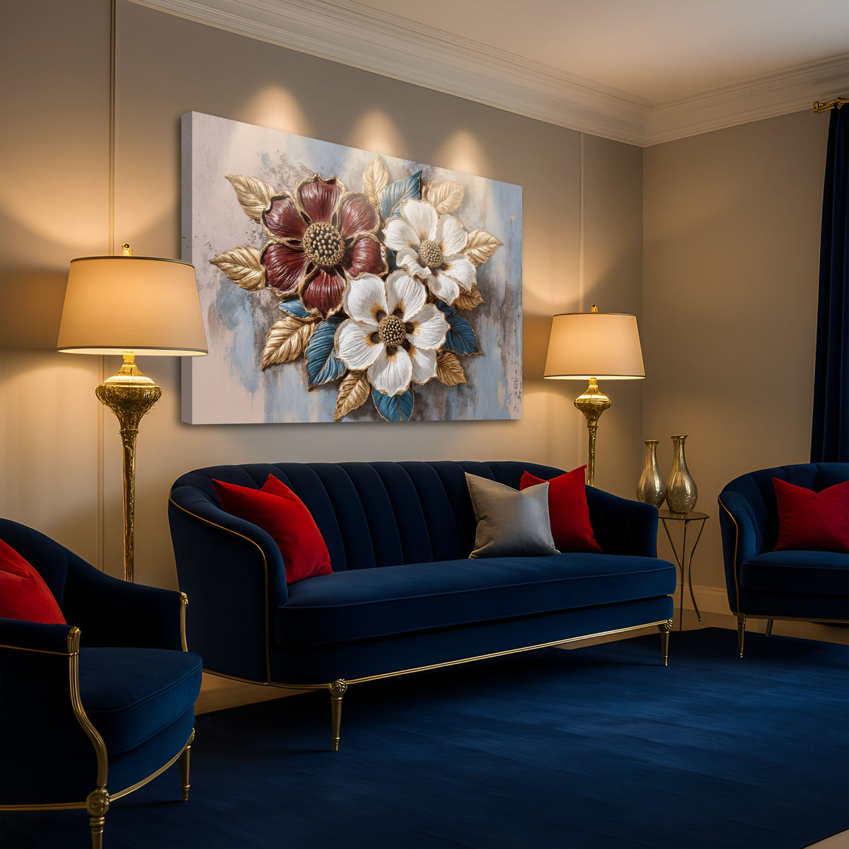 Floral Symphony Wall Art II