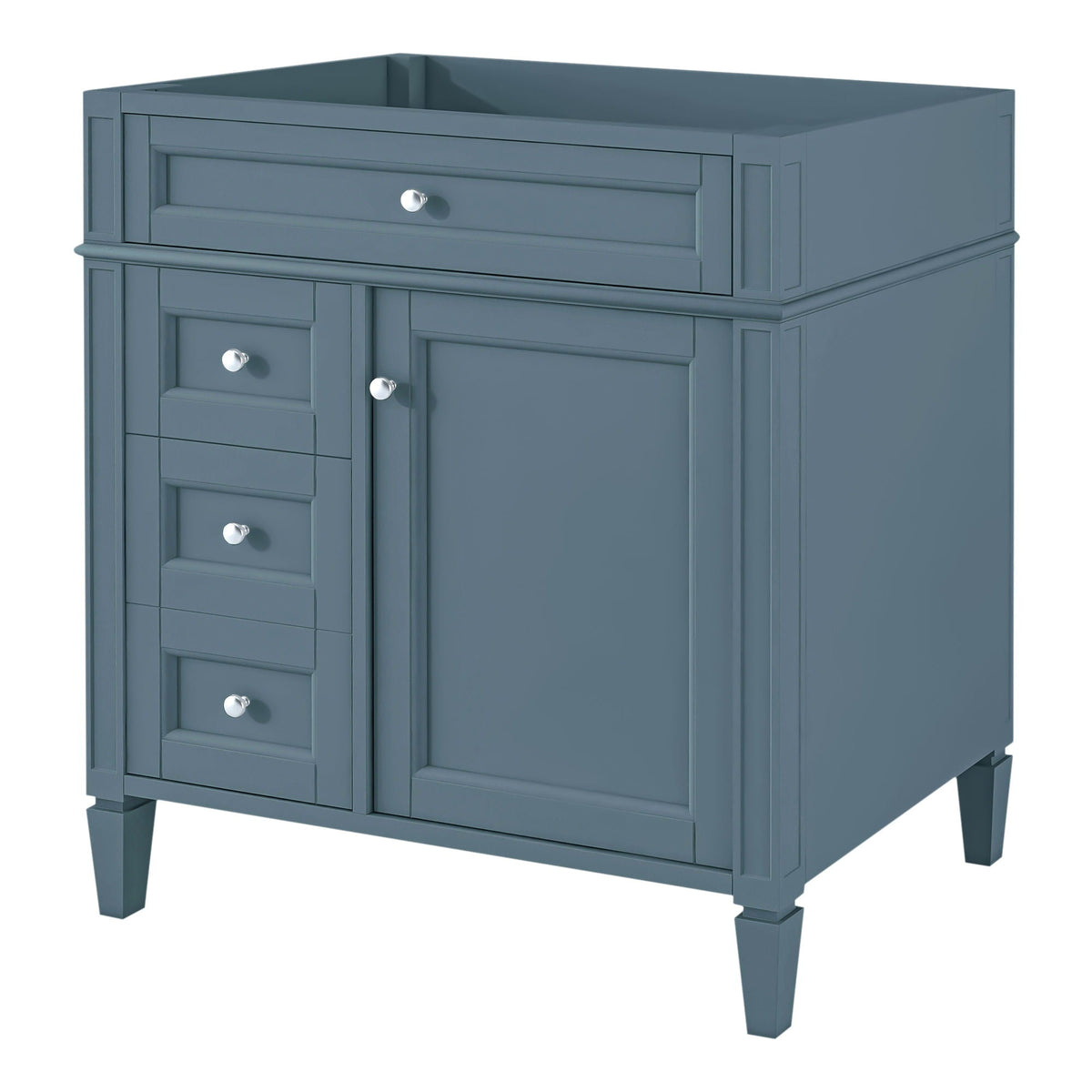 Bathroom Vanity With 2 Drawers And Tip-Out Drawer, Storage Cabinet