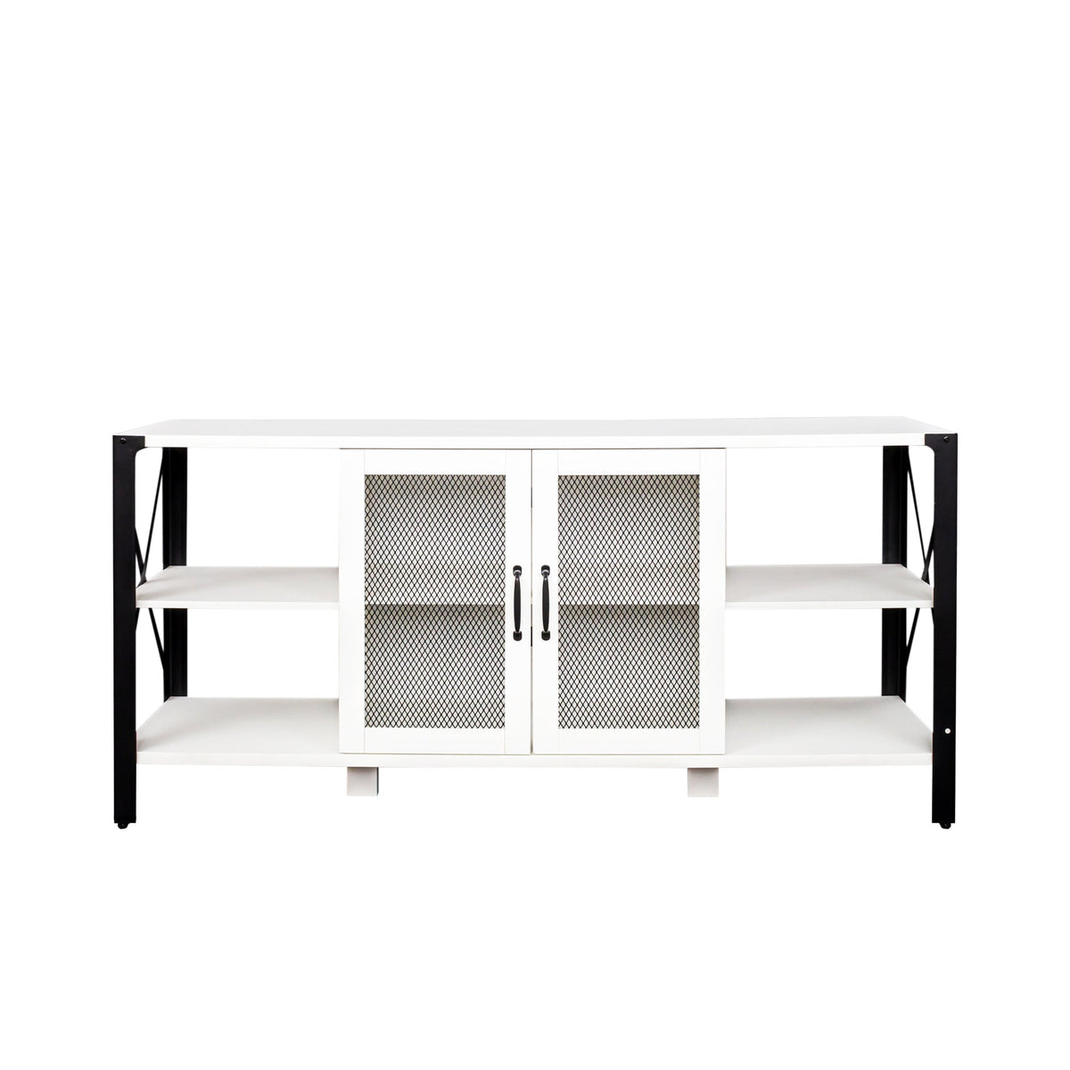 Industrial TV Stand for Living Room and Bedroom