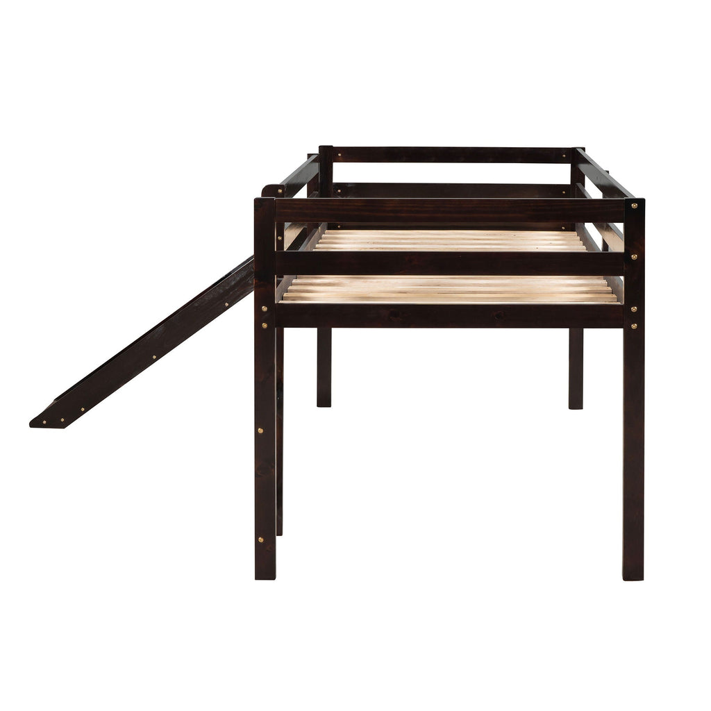 Loft Bed With Slide, Multifunctional Design