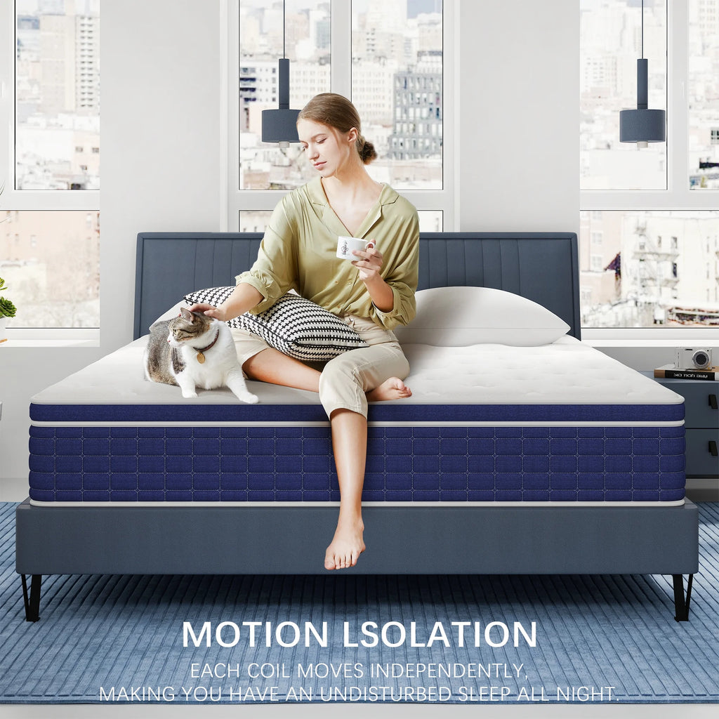 12 Inch Queen Mattress ,Hybrid Mattresses Medium Firm in a Box