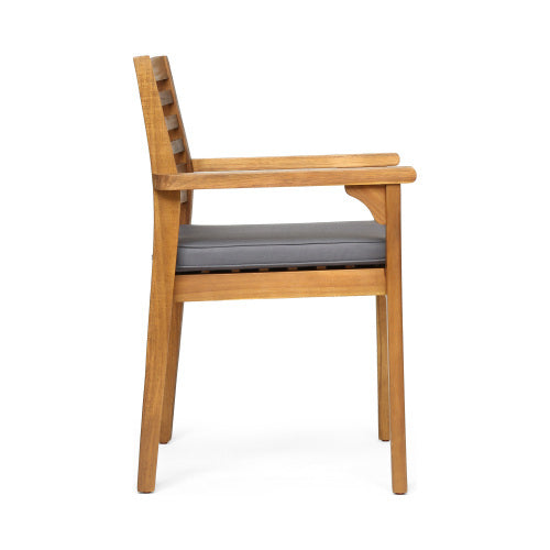 7 Pieces Acacia Wood Outdoor Dining Set