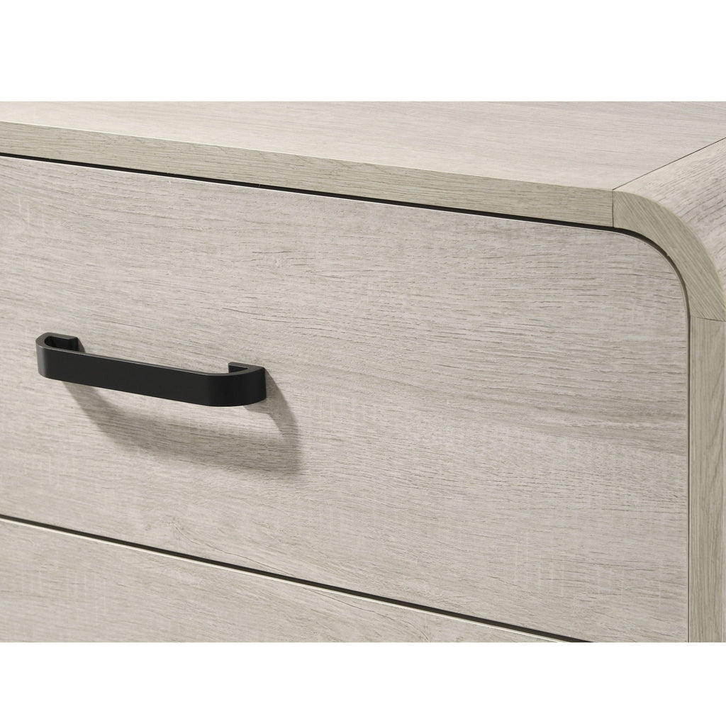 5 Drawer Tall Chest Storage Furniture With Ample Drawer Space - Antique White