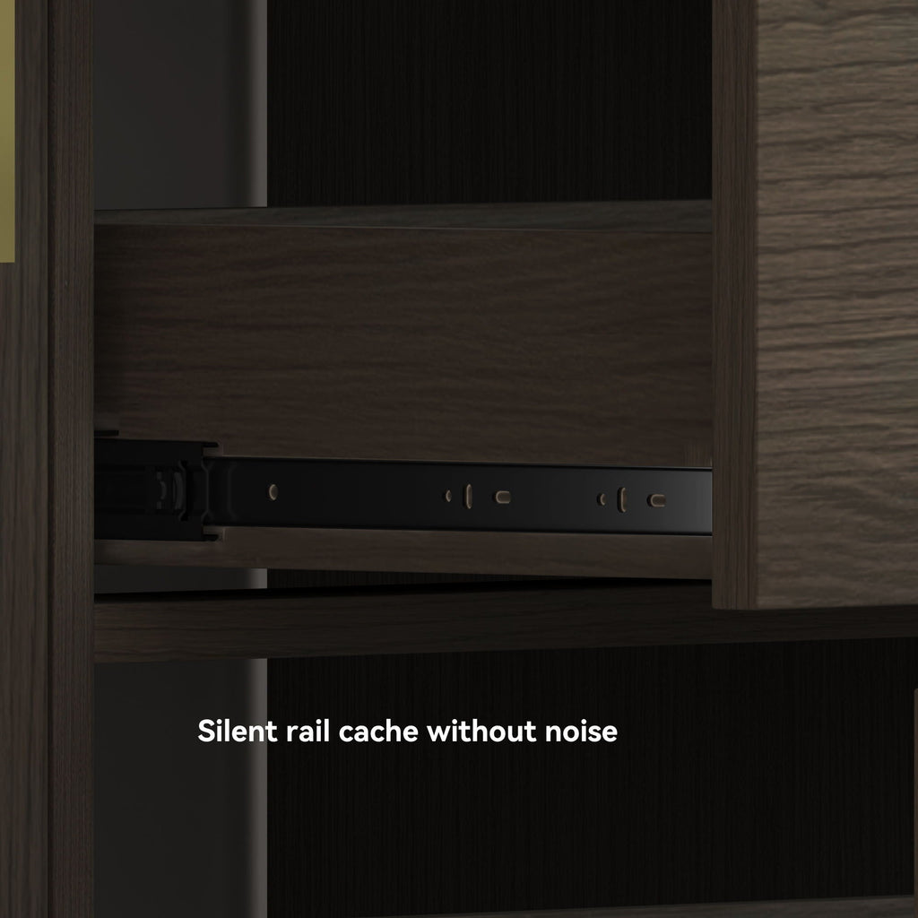 Bathroom Vanity With Abundant Storage 2 Soft Close Doors And 6 Drawers
