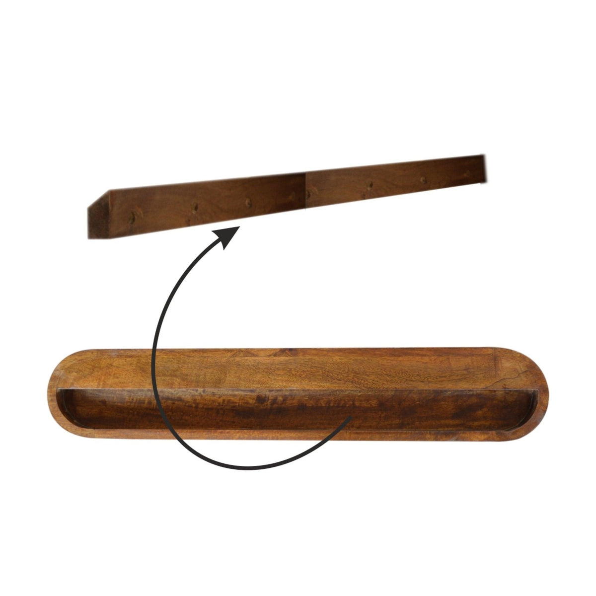 London - Floating Console - Chestnut