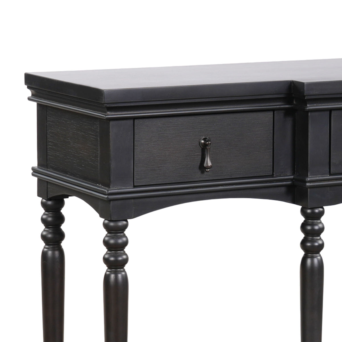 Retro Console Table With 3 Soft Close Drawers