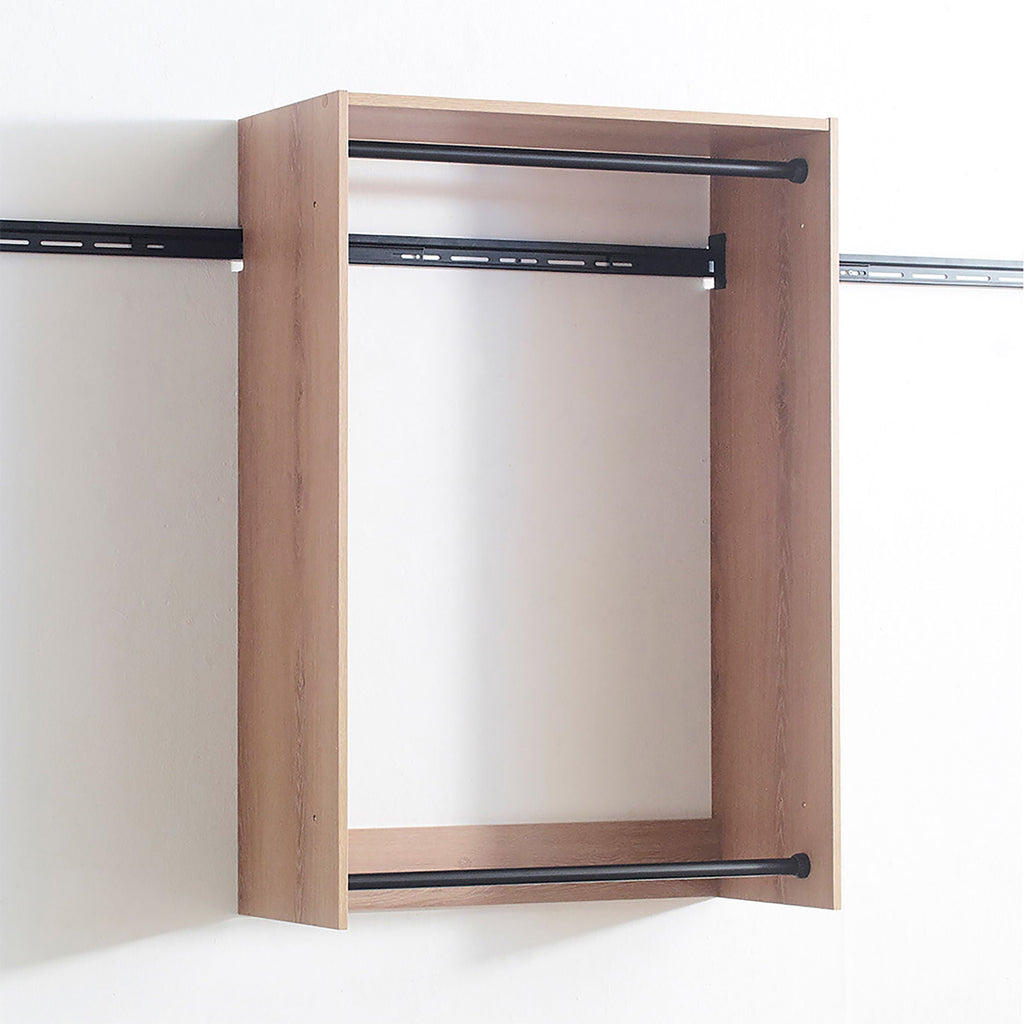 Devi - Wall Mounted Wood Closet System & Modular Design