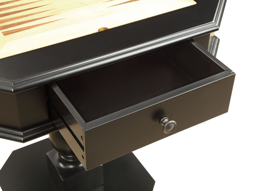 Bishop - Reversible Chess Checker Game Table With Game Tray (Chess Fingures Not Included)