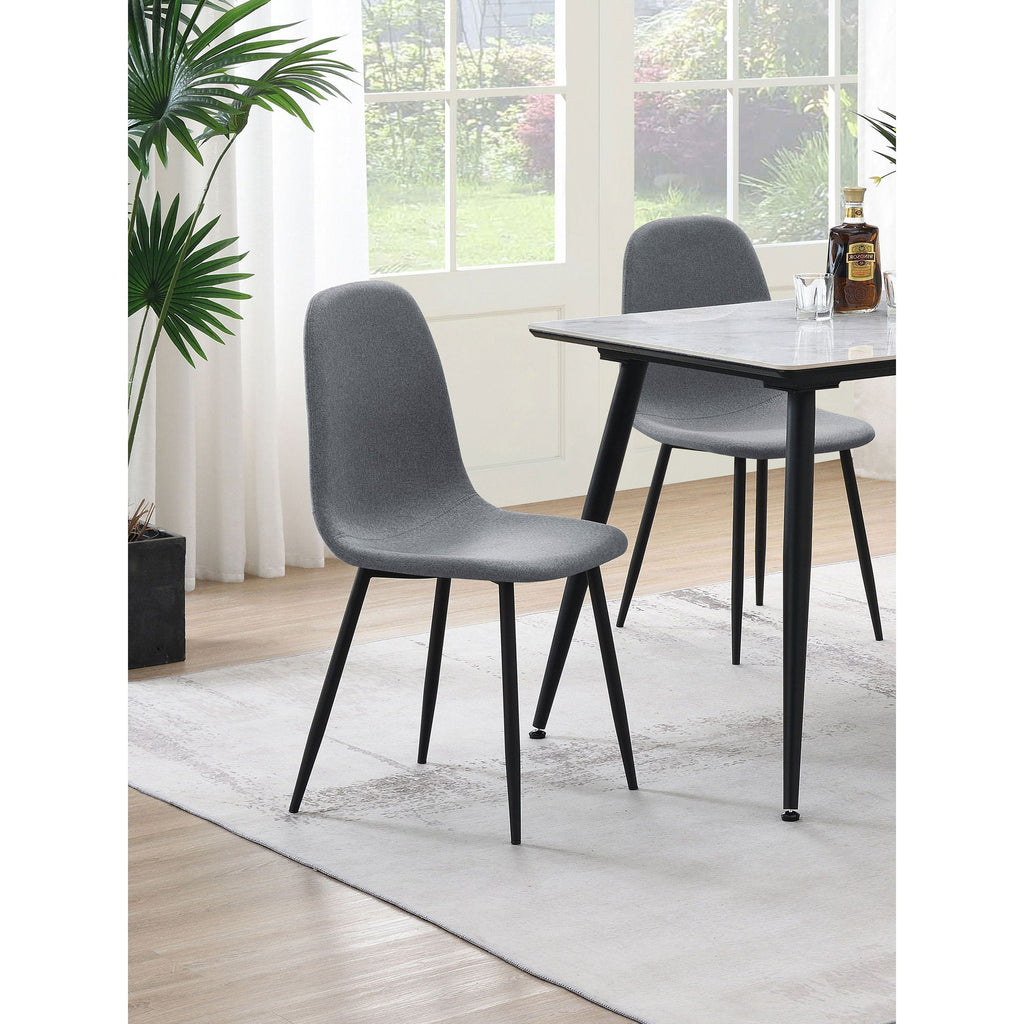 Jazmine - Upholstered Dining Chair (Set of 4) - Gray