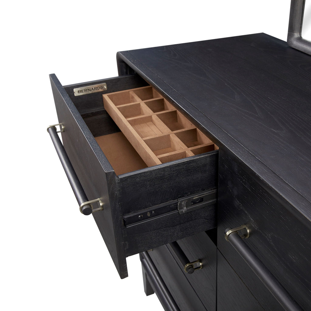 9 Drawer Dresser - Black