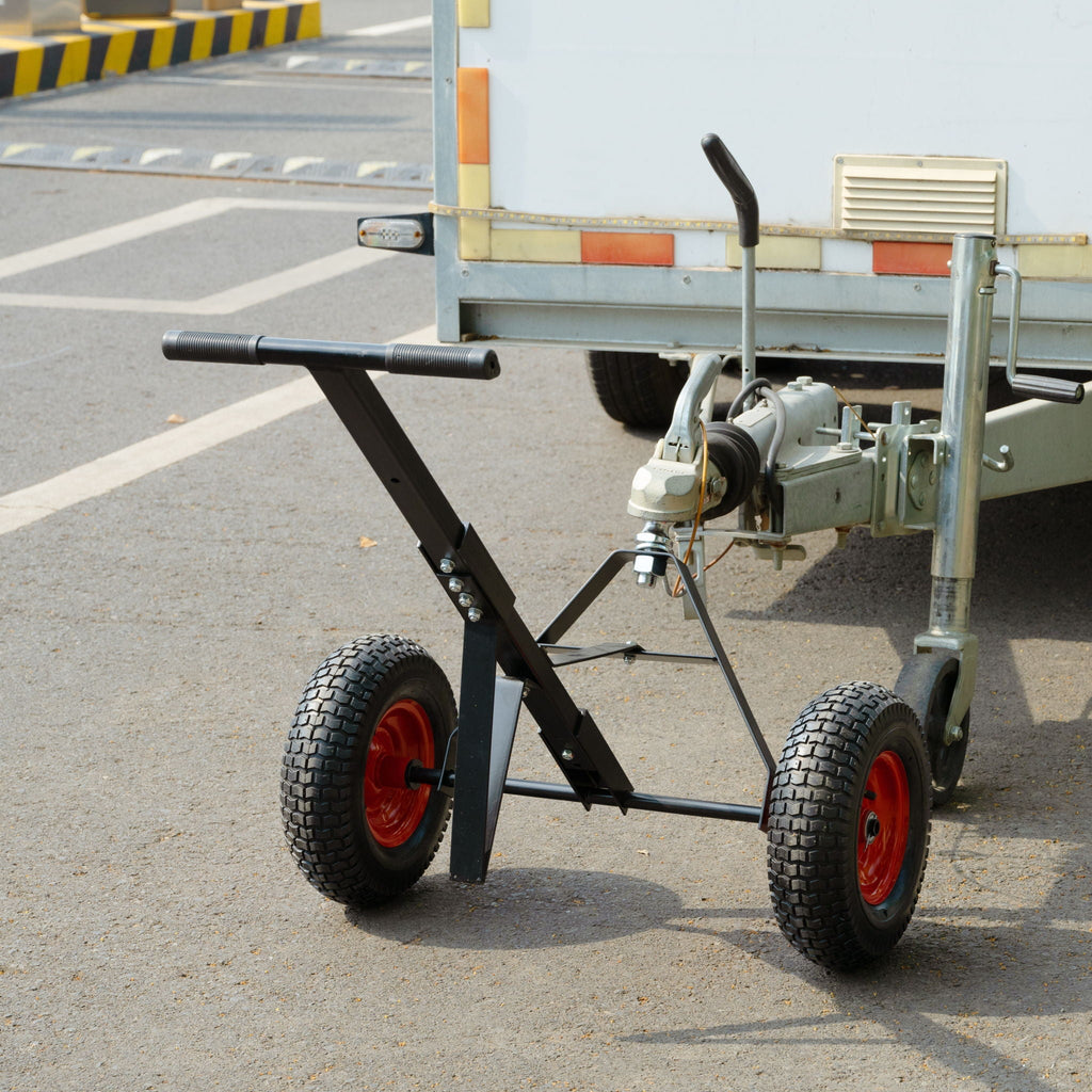 Heavy Duty Trailer Dolly With 2" Ball 1000 Lb Capacity For Easy Mobility - Black