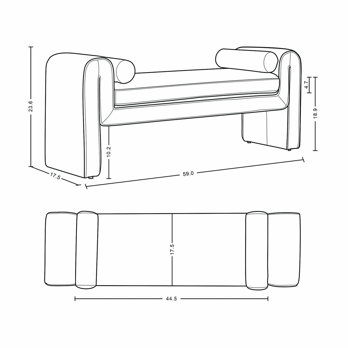 Concord - Accent Bench