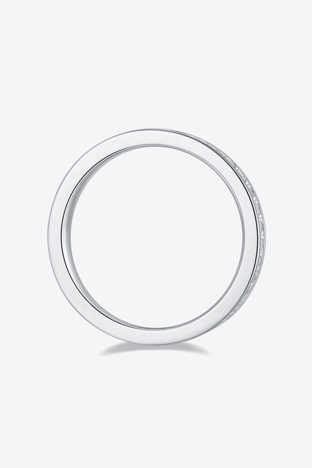 Unexplained Words Sparkala™ Eternity Ring (Platinum Over Pure Sterling Silver)