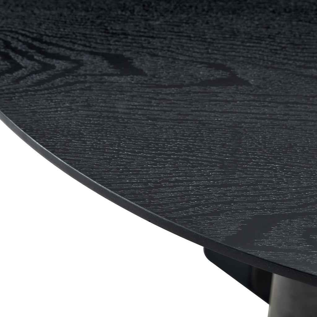 Round Dining Table With Cross Base, Modern Home Furniture