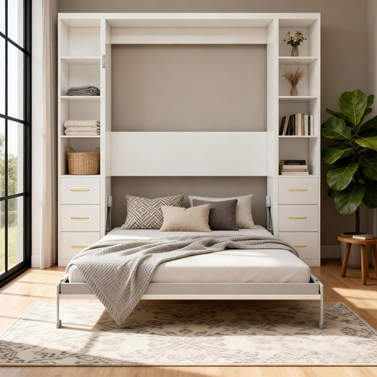 Folding Vertical Murphy Wall Bed