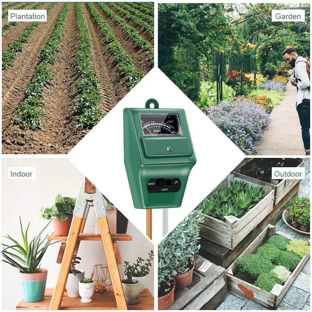 3-in-1 Soil Moisture/Light/pH Tester