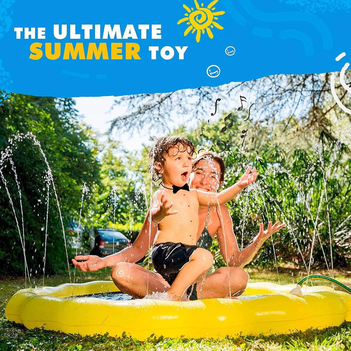 3-in-1 Splash Pad Kids Fountain