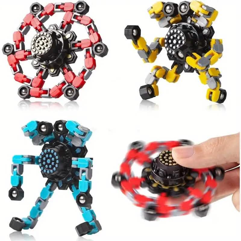3-Pack: Fidget Toys Transformable Spinners