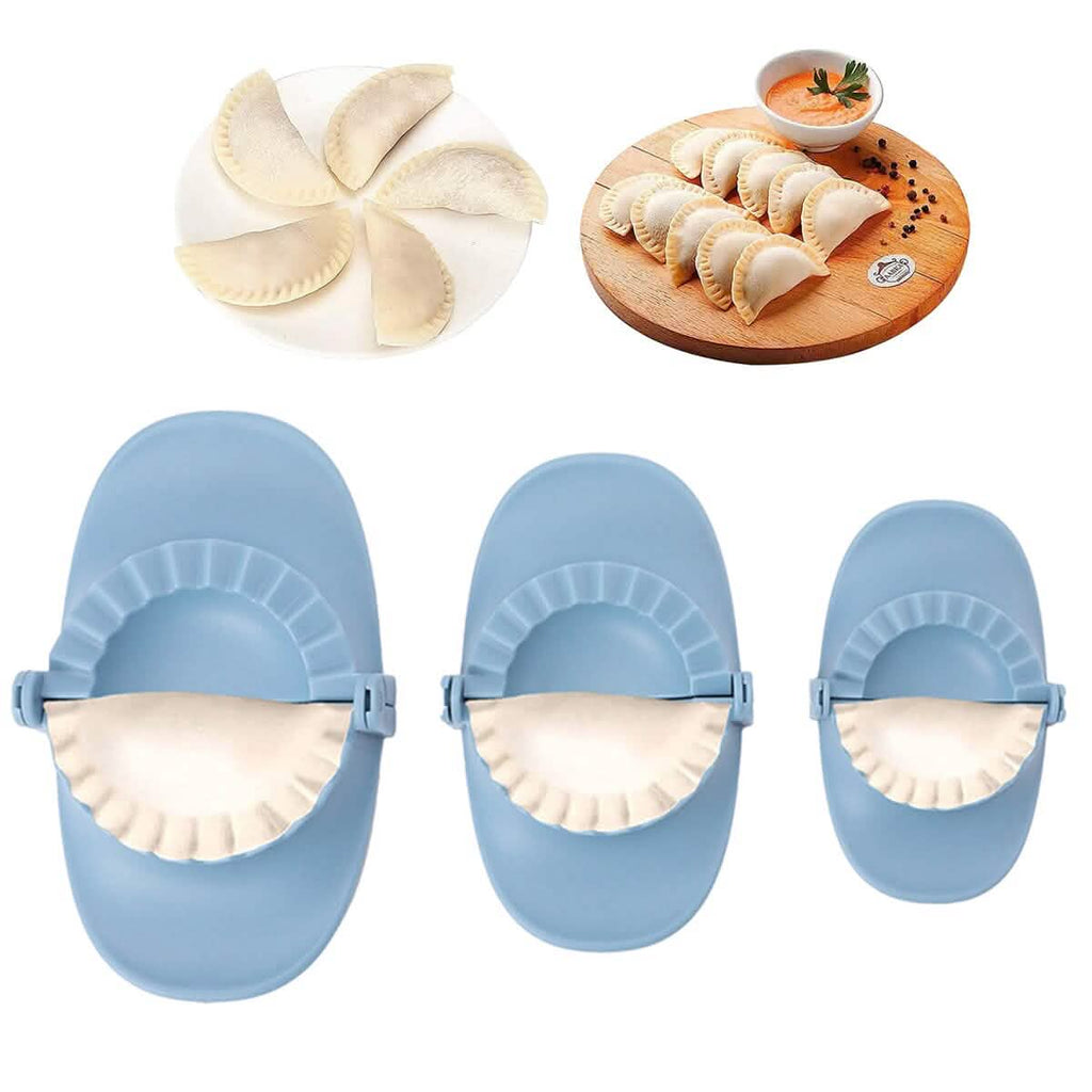 3-Piece Set: Perfect Dumpling Ravioli Empanadas Pie Pastry Maker Mold Dough Press