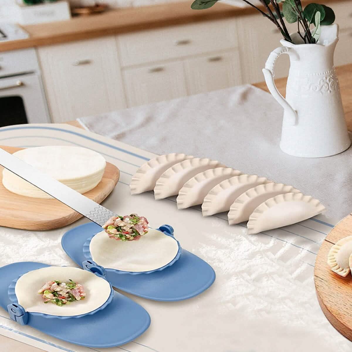 3-Piece Set: Perfect Dumpling Ravioli Empanadas Pie Pastry Maker Mold Dough Press
