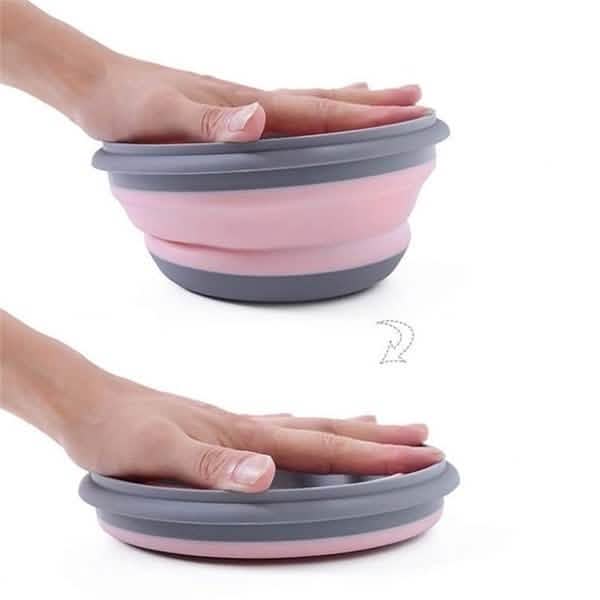 3-Pieces: Folding Camping Bowl Set