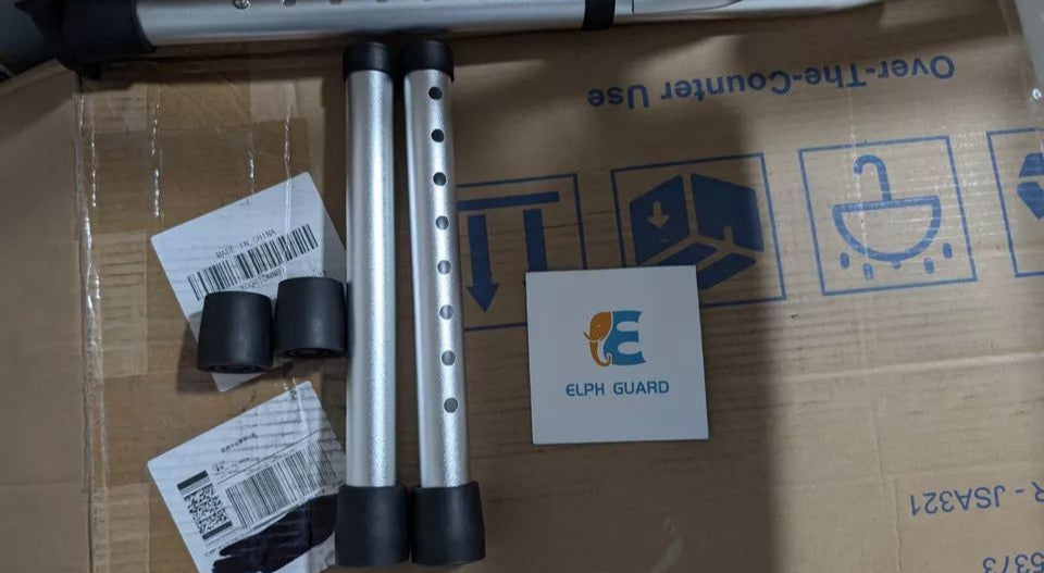 Open Box ElphGuard 4in1 Walkers for Seniors, Front Wheeled Walker, 2 Wheel Standard Walker