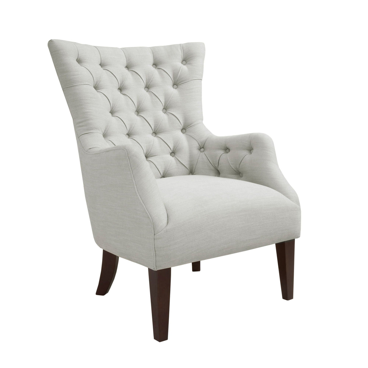 Hannah - Button Tufted Wing Chair