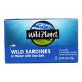 Wild Planet Sustainable, Non-GMO Wild Sardines in Spring Water (Pack of 12 - 4.375 Oz. Cans)