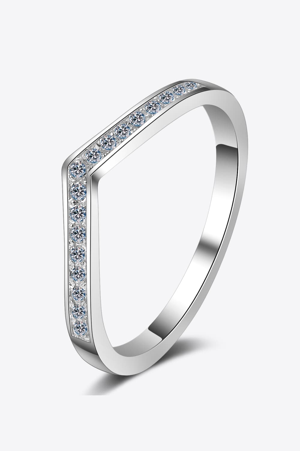 Minimalist Sparkala™ Rhodium-Plated Ring