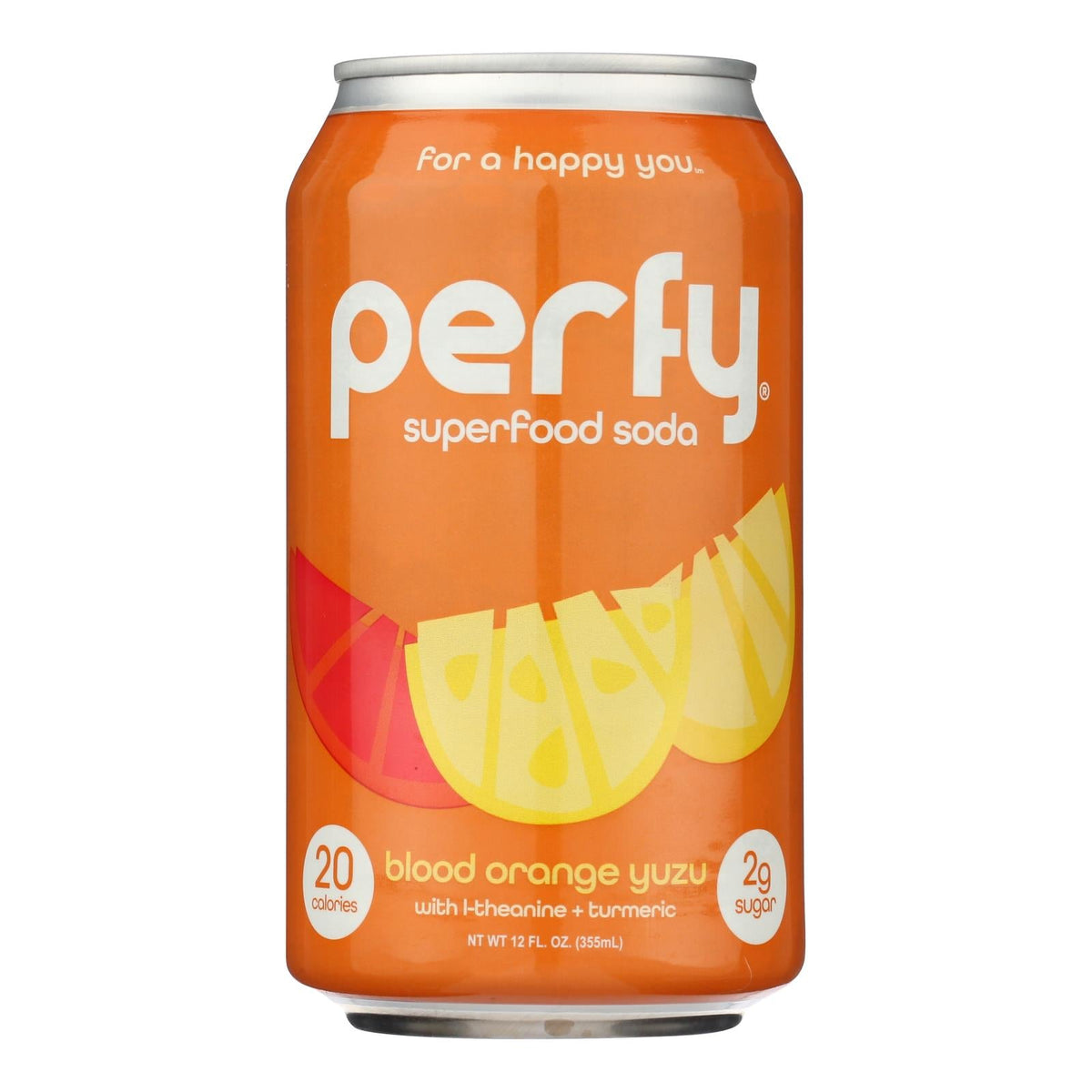 Perfy Blood Orange Yuzu Drink, Case of 12, 12 fl oz