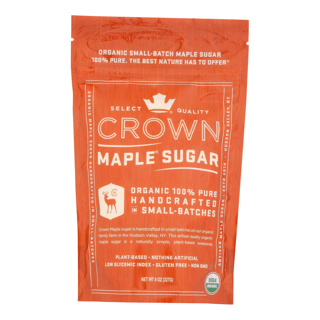 Crown Maple Organic Maple Sugar, Case of 6, 8 Ounce Packages