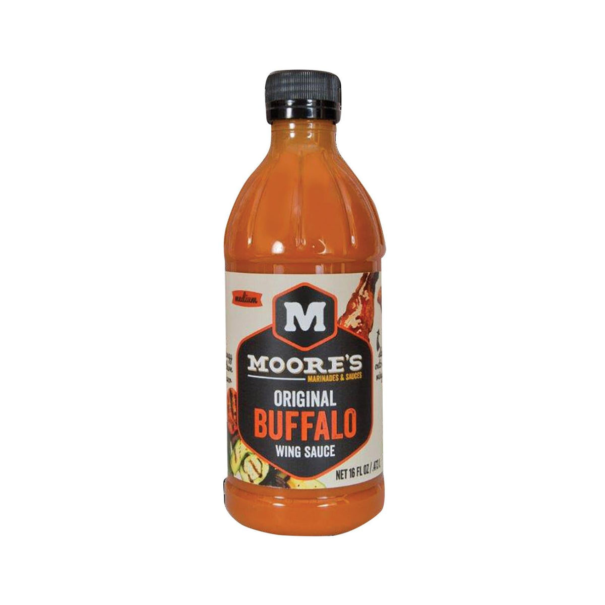 Moore's Original Buffalo Wing Sauce, Case of 6, 16 Fluid Ounce