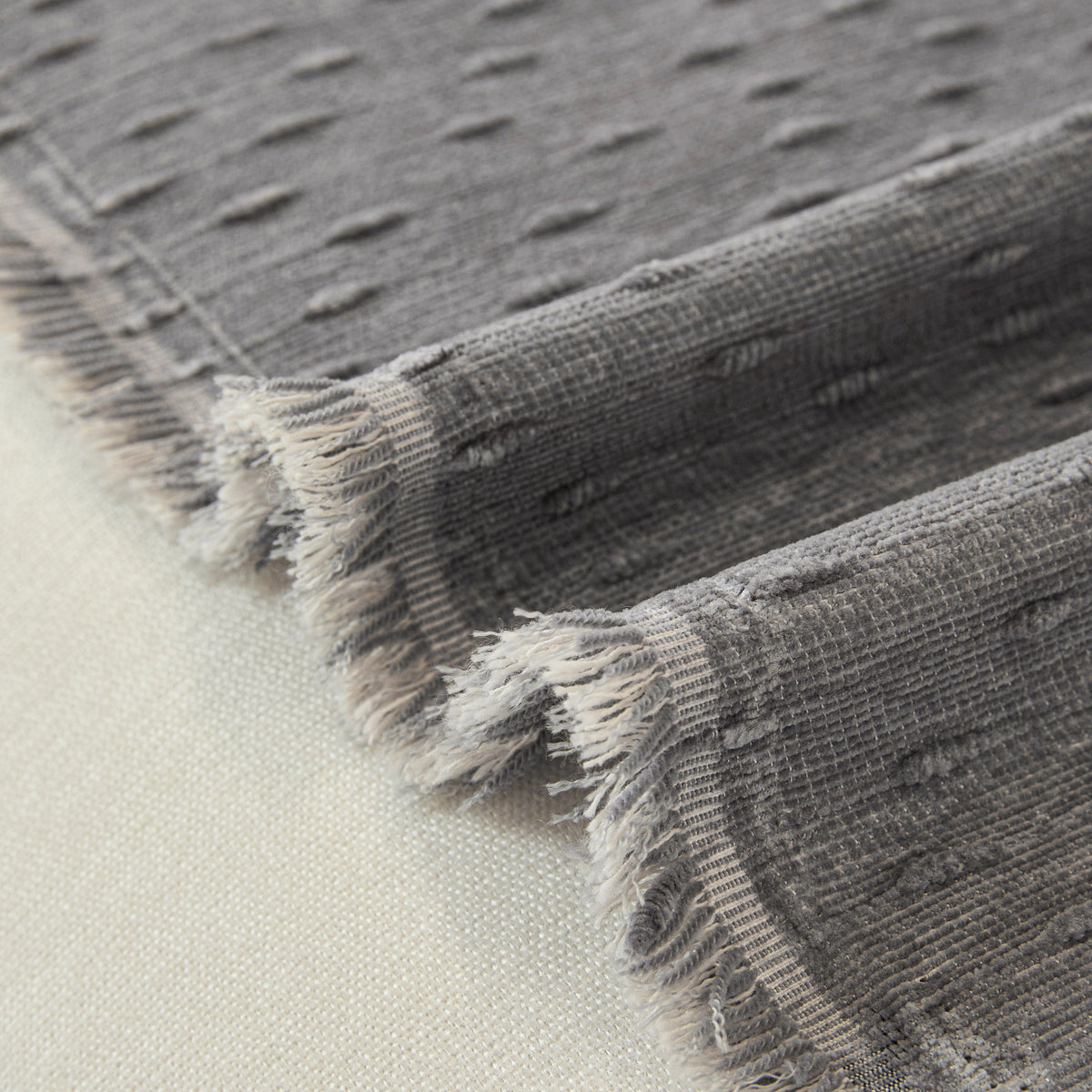 Textured Throw Blanket with 3D Dobby Weave, Minimalist Furniture Protector for Couch
