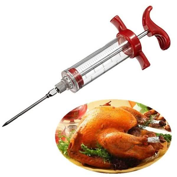 30ml BBQ Meat Marinade Sauce Seasoning Syringe Injector