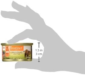 Instinct Original Pate Wet Cat Food, Grain Free Recipe - Real Salmon, 3 oz. Cans (Pack of 24)