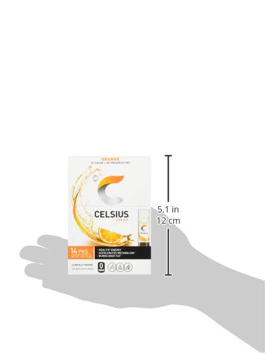 CELSIUS® On-The-Go Powder Sticks Dragonfruit Lime, Essential Energy 2.8 Oz
