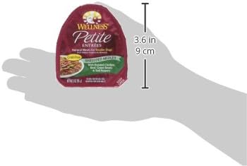 Wellness Petite Entrées Shredded Medley with Roasted Chicken, Beef, Green Beans & Red Peppers, 3-Ounce Cup (Pack of 12)
