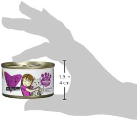 Weruva BFF Minced Natural Wet Cat Food, Tuna and Tilapia Twosome in Gelee, 3oz Can, Pack of 24