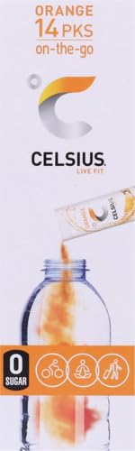CELSIUS® On-The-Go Powder Sticks Dragonfruit Lime, Essential Energy 2.8 Oz