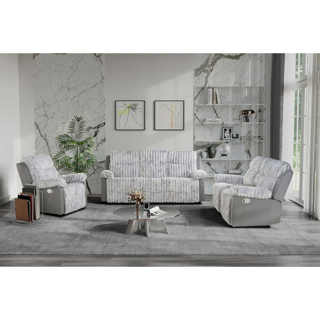 Bruni - Console Reclining Loveseat With Manual Recline