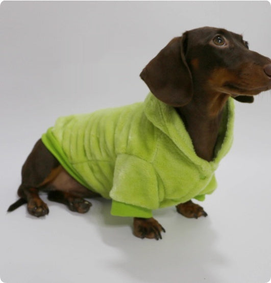 Halloween Crossdressing Little Dinosaur Double-sided With Velvet Thermal Hooded Sweatshirt