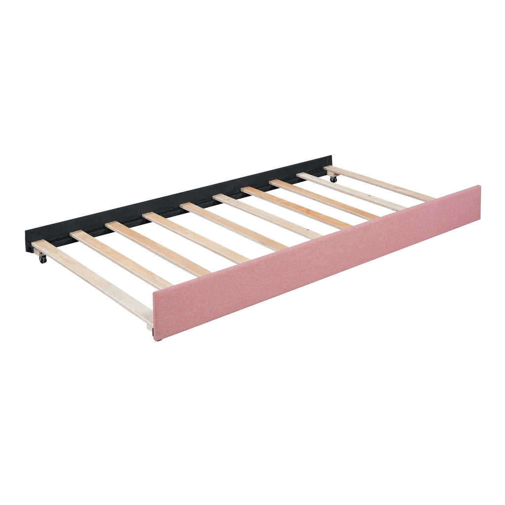 Upholstered Daybed, Sofa Bed Frame, No Box Spring Needed